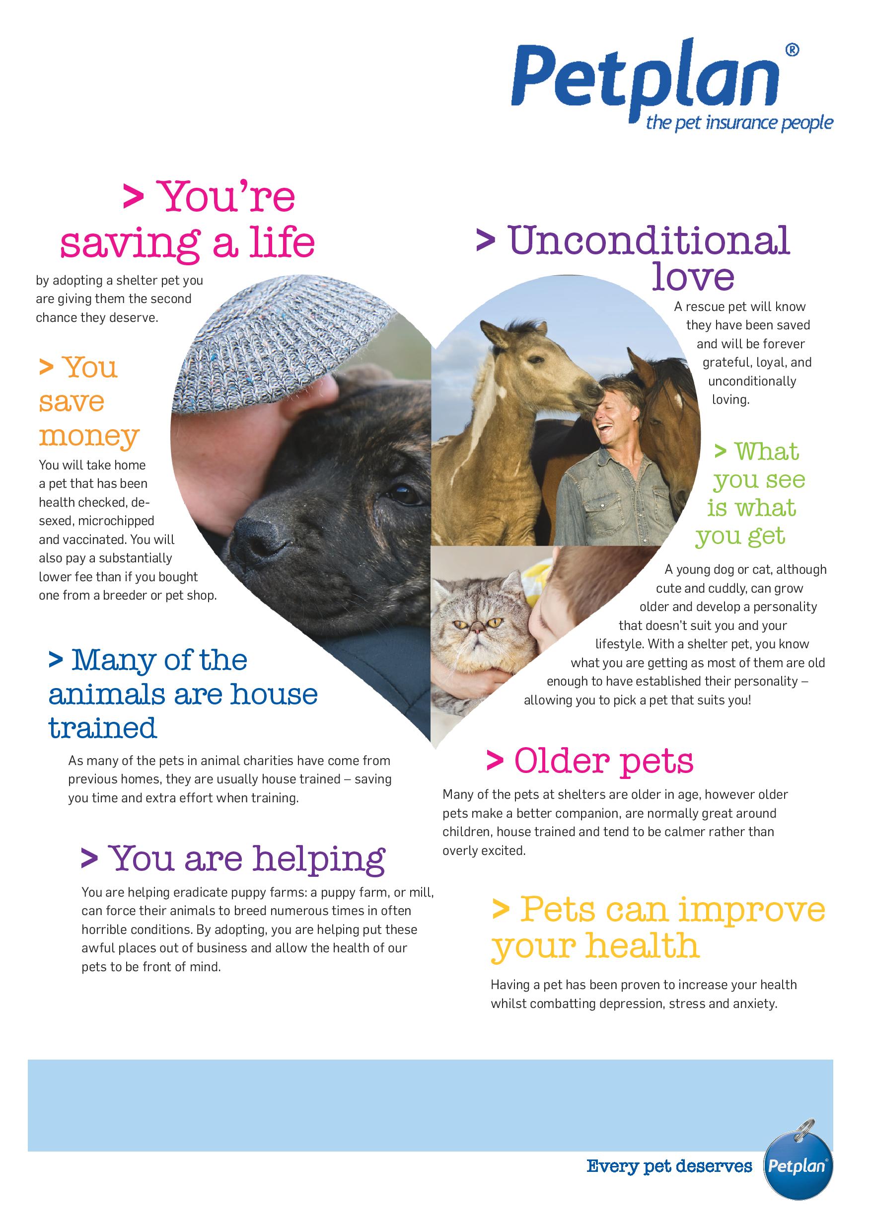 pet adoption benefits